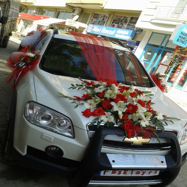 Braut-Auto-Ornament Resim 1